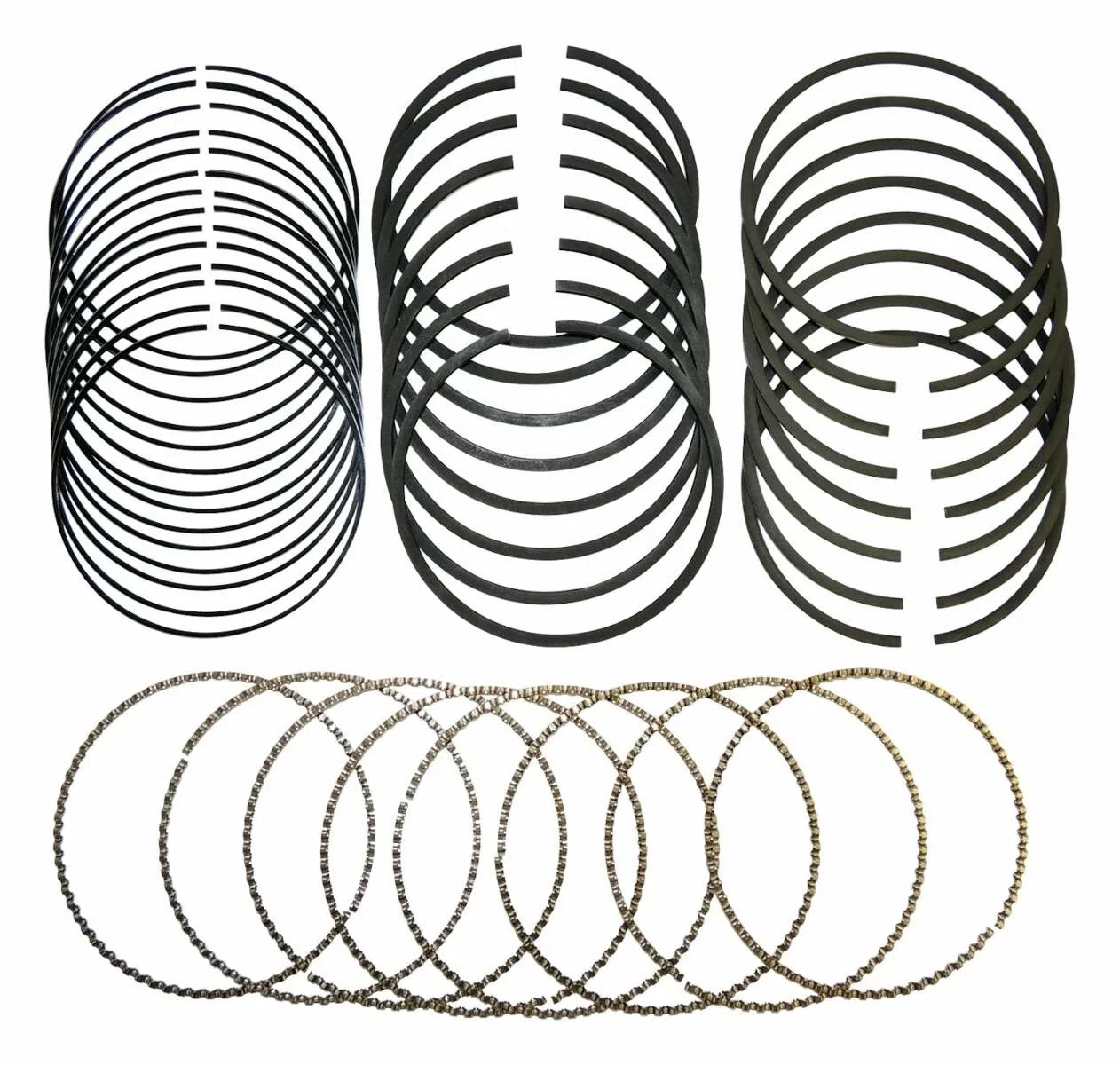 Crown Automotive - Metal Unpainted Piston Ring Set - 5159661AA